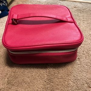 Pink Lancôme Makeup Bag